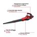 EINHELL Soffiatore a batteria GE-UB 18/250 Li E (1x4,0 Ah)
