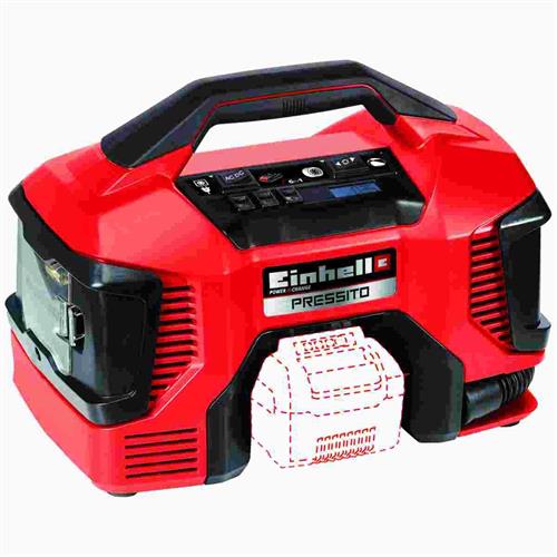 Einhell 4020460 Compressore a Batteria TE-Ac 36/6/8 Li SOLO