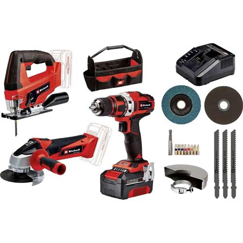 EINHELL 4257241 - Kit elettroutensili a batteria TE-TK 18/3
