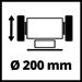 Einhell 4412633 - Smerigliatrice da banco TC-BG 200 L