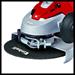 EINHELL 4430880 - Smerigliatrice angolare TE-AG 125/750