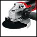PROMO EINHELL 4430971 SMERIGLIATRICE ANGOLARE TC-AG 125/850