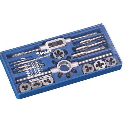EINHELL/KWB 49445100 - Set maschi e filiere (16 pezzi)