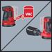 EINHELL 4462010 - Levigatrice roto orbitale TE-RS 18 Li solo