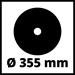 PROMO EINHELL 4503135 - Troncatrice per metallo TC-MC 355