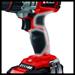 EINHELL 4513830 Trapano avvitatore TE-CD 18/2 Li Kit 2x1,5Ah