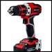 Einhell 4513934 - Trapano avvitatore a batteria TE-CD 18/40