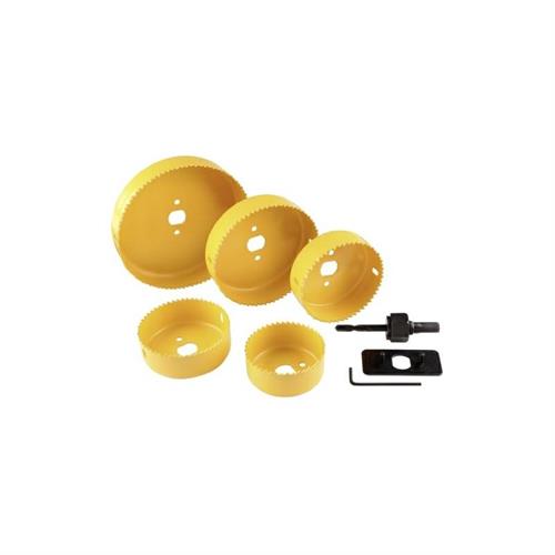 Einhell Set 5 frese a tazza diam. 67,76,89,102,127 HSS