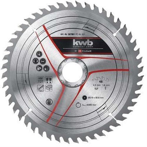 PROMO KWB 49587861 - LAMA X SEGA CIRCOLARE 210x30 MM - 48 DE