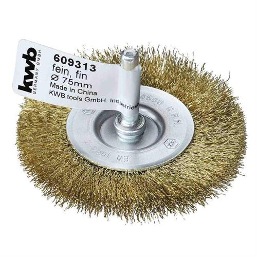 EINHELL 49609313 - Spazzola a disco, filo di ottone, ondulat