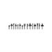 PROMO EINHELL/KWB 49757291 - Set da 15 pezzi di frese vertic