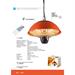 CFG ER005 - LAMPADA RISCALDAMENTO STUFA INFRAROSSI DA SOFFIT