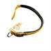 COLLARE NYLON IMBOTTITO OCRA/NERO 2,5X70CM