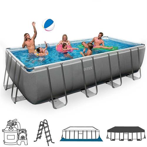 INTEX 26352 PISCINA ULTRA FRAME RETT CM549X274X132 CON POMPA