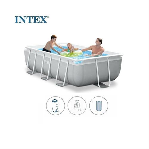 INTEX 26784 - Piscina prisma metal frame 300x175x80cm con po