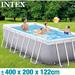 INTEX 26790 - PISCINA RETTANGOLARE FUORI TERRA 400X200X122CM