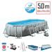 INTEX 26796 - PISCINA FUORITERRA PRISM OVALE 503X274X122 CM