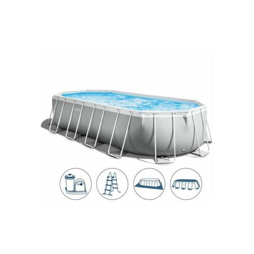 INTEX 26798 - PISCINA FUORITERRA PRISM OVALE 610X305X122 CM