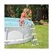 Intex 28075 - Scaletta con gradini staccabili piscina fuori
