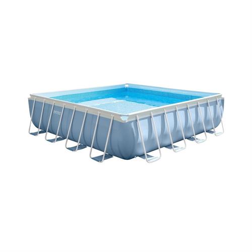 INTEX 28764 - Piscina 'Prisma Metal Frame' quadrata 427x427x