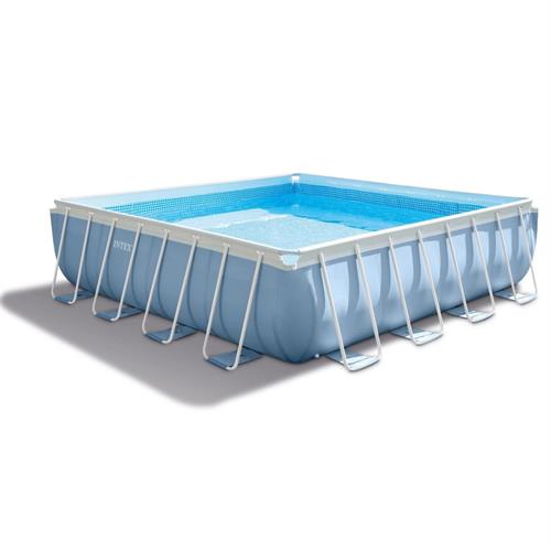 INTEX 28766 - Piscina 'Prisma Metal Frame' Quadrata 488x122