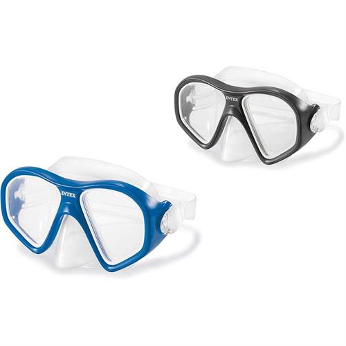 INTEX 55977 - MASCHERA REEF RIDER NERA O BLU