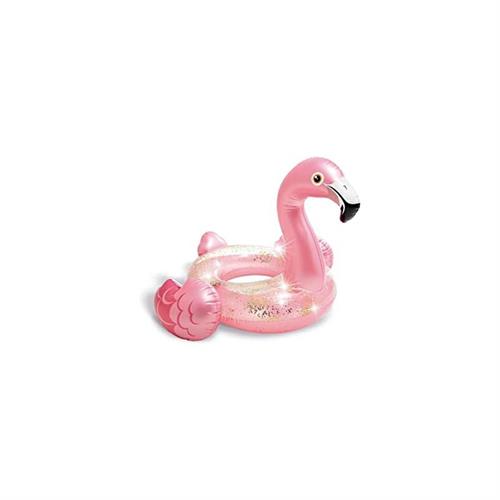 Intex 56251 Ciambella Salvagente Glitter Fenicottero 99x89x7