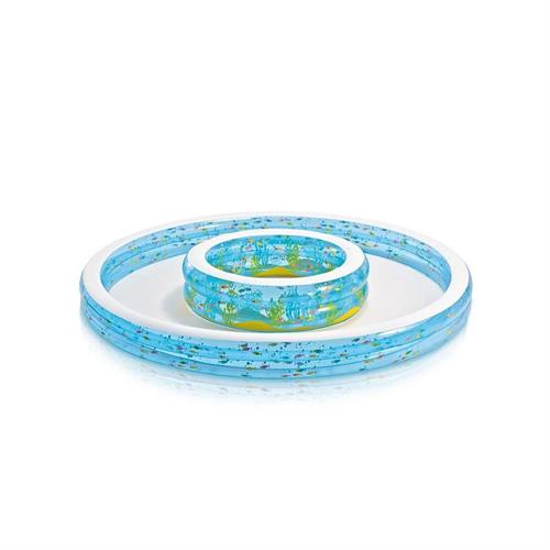 INTEX 57143 PISCINA DOPPIA PESCIOLINI CM 279X36