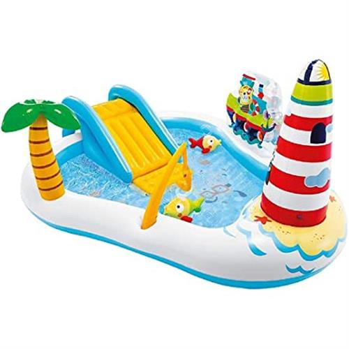 INTEX 57162 - Piscina play center Fishing gonfiabile con sci