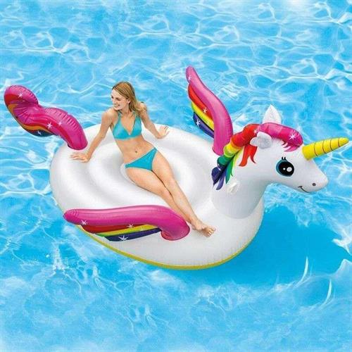 INTEX 57281 ISOLA UNICORNO GONFIABILE CM 287X193X165