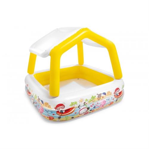 INTEX 57470 - PISCINA ACQUARIO CON PARASOLE 157X157X122CM