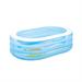 INTEX 57482 - PISCINA BABY OVALE TRASPARENTE CM163X107X46