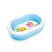 INTEX 57482 - PISCINA BABY OVALE TRASPARENTE CM163X107X46