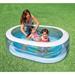 INTEX 57482 - PISCINA BABY OVALE TRASPARENTE CM163X107X46