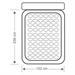 INTEX 64448 - MATERASSO DURA-BEAM CON SCHIENALE FIBER TECH