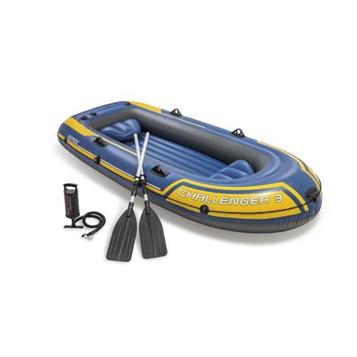 Canotto Gonfiabile Mare 3 Posti 295x137x43h cm e remi Intex