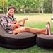 INTEX 68564 - POLTRONA LOUNGE CM99X130X76 CON POGGIA PIEDI C