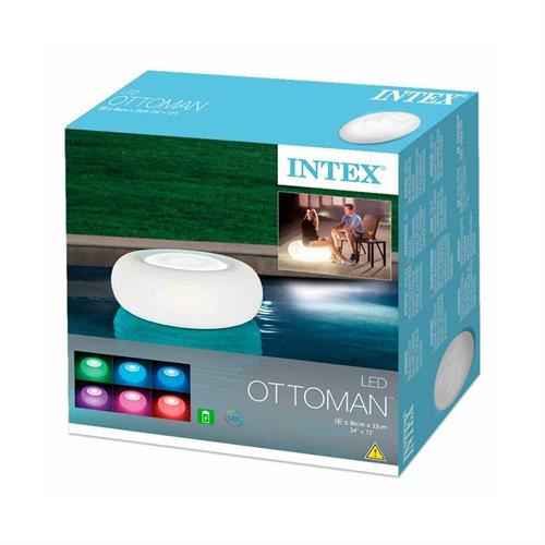 INTEX 68697 - POGGIAPIEDI LUMINOSO CM 86X33