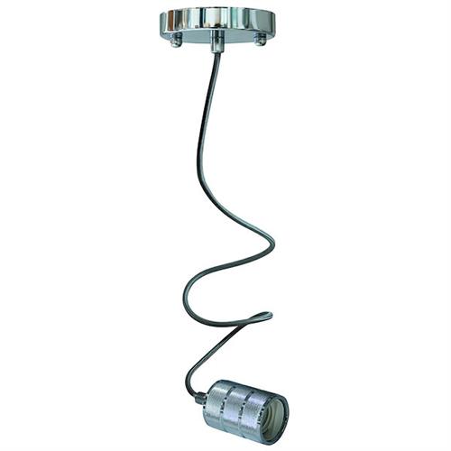 PENDANT IN METALLO, ATTACCO E27, 100W MAX, CAVO 1M, SEZIONE