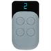 RADIOCOMANDO 2IN1 PER CANCELLO 4 TASTI CON DOPPIA PROGRAMMAZ