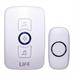 CAMPANELLO WIRELESS C/PULSANTE IP44, BATTERIA CR2032, RICEVI