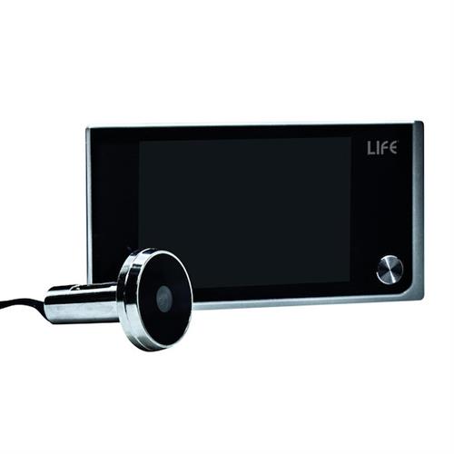 SPIONCINO DIGITALE, MONITOR 3.5'' A COLORI, PER PORTE BLINDA