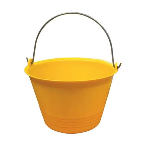 SECCHIO PER MURATORE POLIETILENE GIALLO
