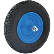 RUOTA X CARRIOLA PNEUM. PERNO LUNGO TACCHETTATA