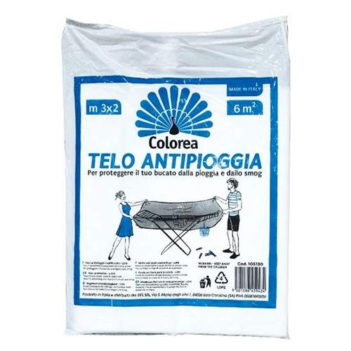 COLOREA TELO COPRIBIANCHERIA/ANTIPIOGGIA MT3X2 IN POLIETILEN