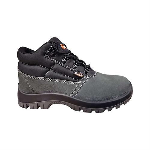 SCARPE ANTINFORTUNISTICA 'ORION' ALTE N.38 PELLE SCAMOSCIATA
