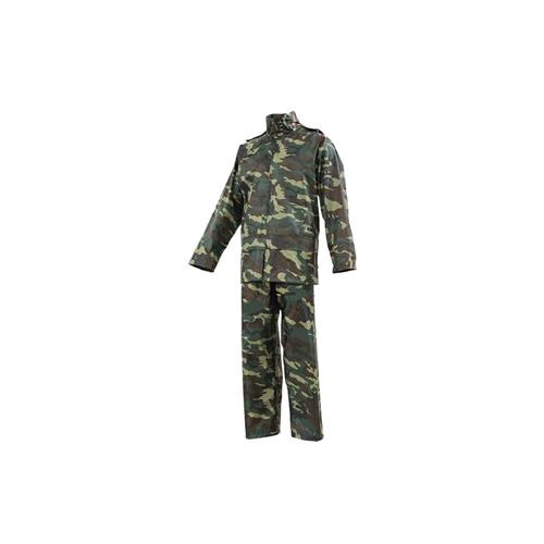 PROMO ISSALINE GIACCA+PANTALONE IMPERMEABILI TG. L MIMETICO