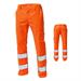 PANTALONE ALTA VISIBILITA' TG. XXL COTONE/POLIESTERE ARANCIO