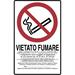 CARTELLO PVC VIETATO FUMARE CM 20X30