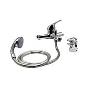 MONOCOMANDO VASCA URANO CON DUPLEX + RACCORDI FINITURA CROMA